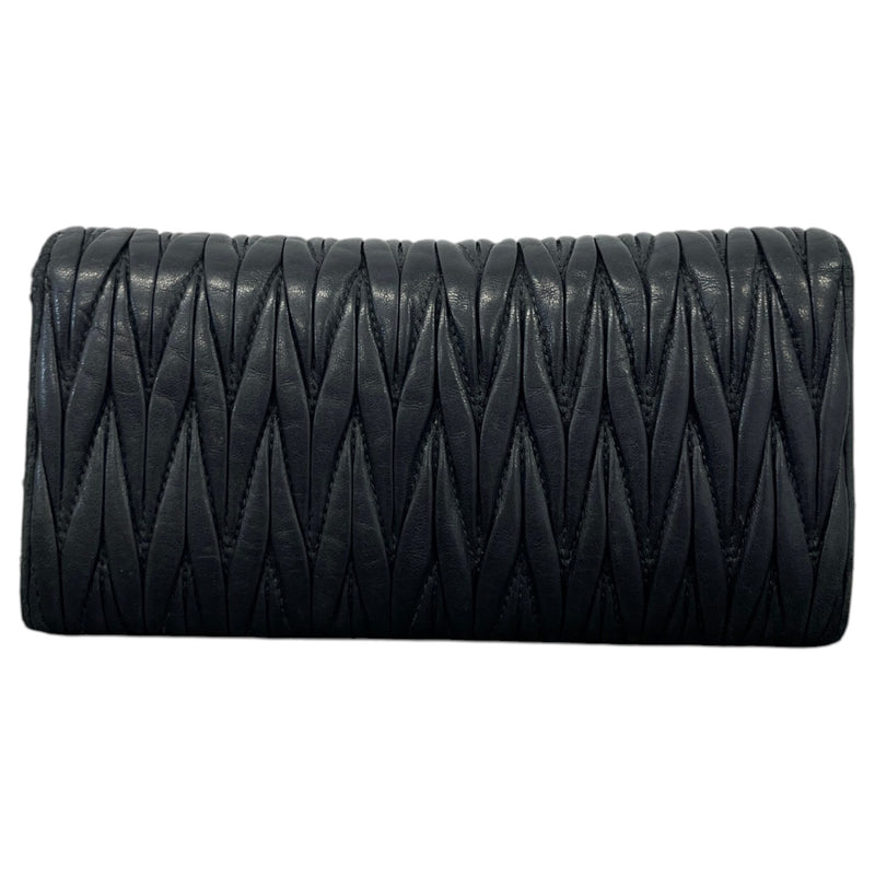 Women's Crystal Chain Matelasse Purse Black