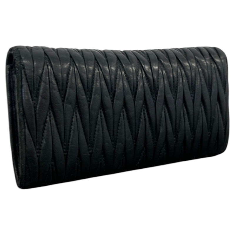 Women's Crystal Chain Matelasse Purse Black