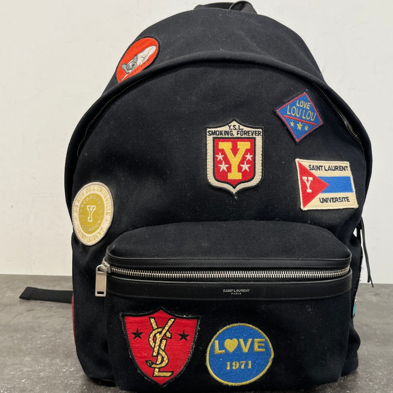 Men's City Patch Backpack Black