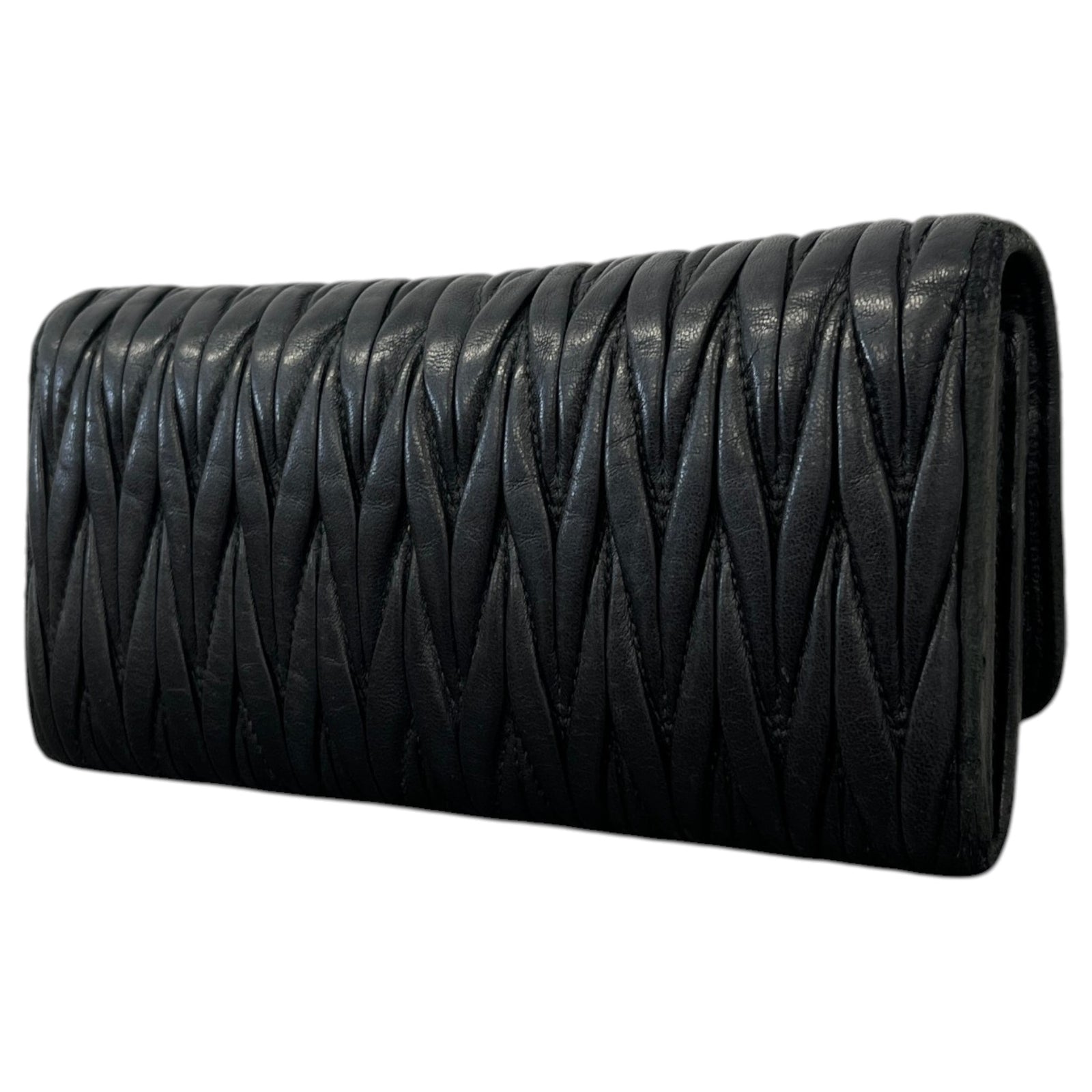 Women's Crystal Chain Matelasse Purse Black - Photo 8