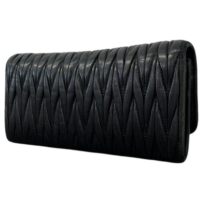 Women's Crystal Chain Matelasse Purse Black