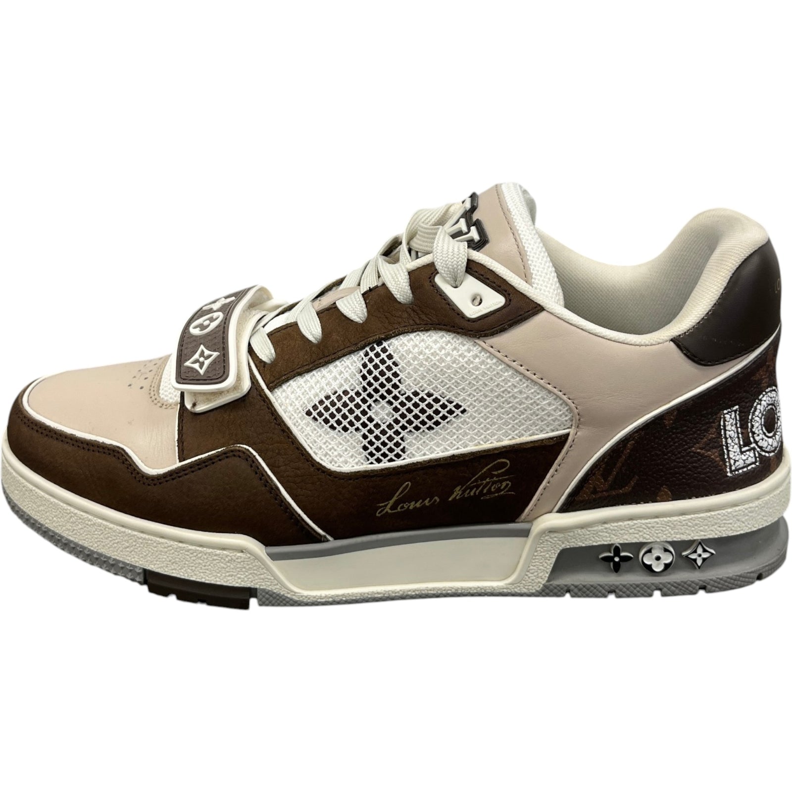 Men's Lv Low Trainers Brown Size EU 41.5 / UK 7.5 - Photo 5