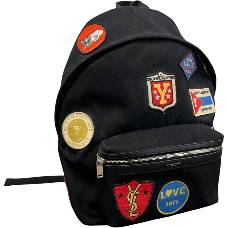 Men's City Patch Backpack Black