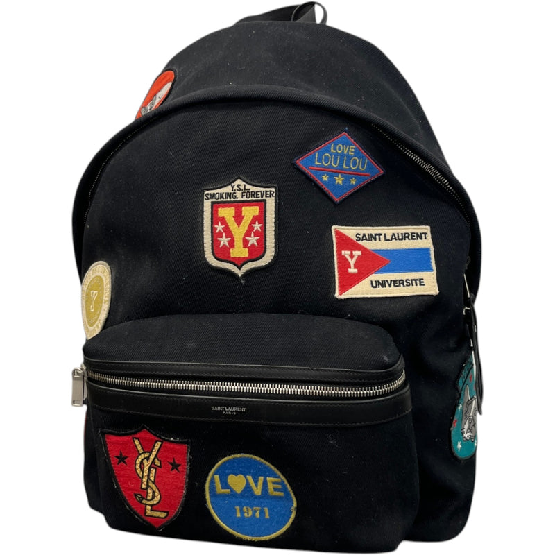 Men's City Patch Backpack Black