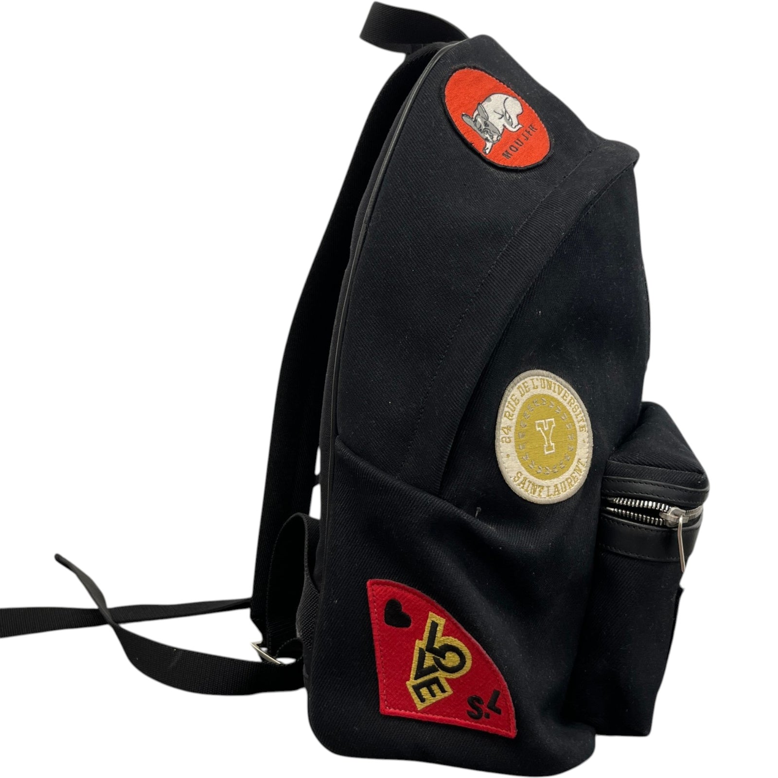 Men's City Patch Backpack Black - Photo 6