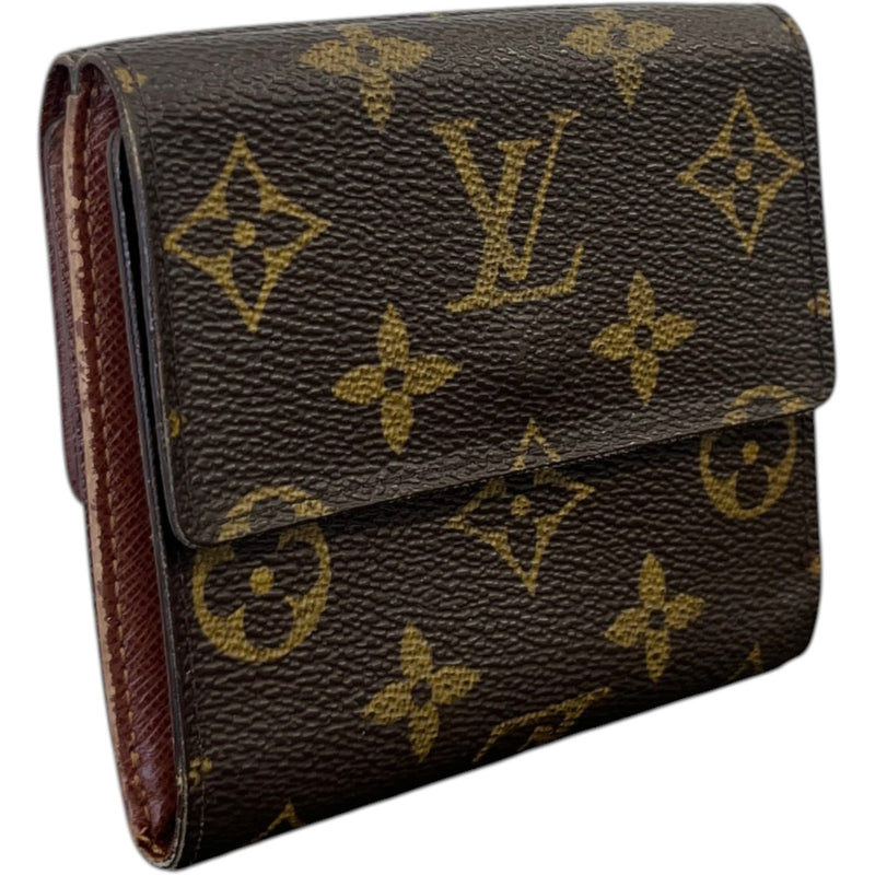 Monogram Porte Monnaie Trifold Wallet Brown