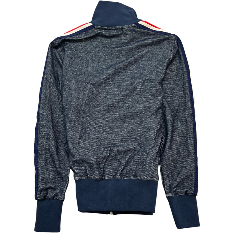 Men's Tab Logo Track Jacket Blue Size XXS