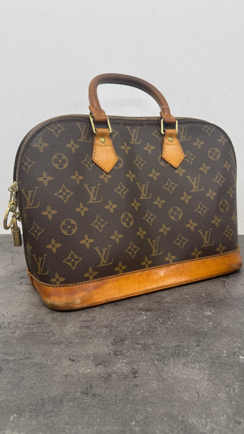 Louis Vuitton Women's Monogram Alma Handbag Brown