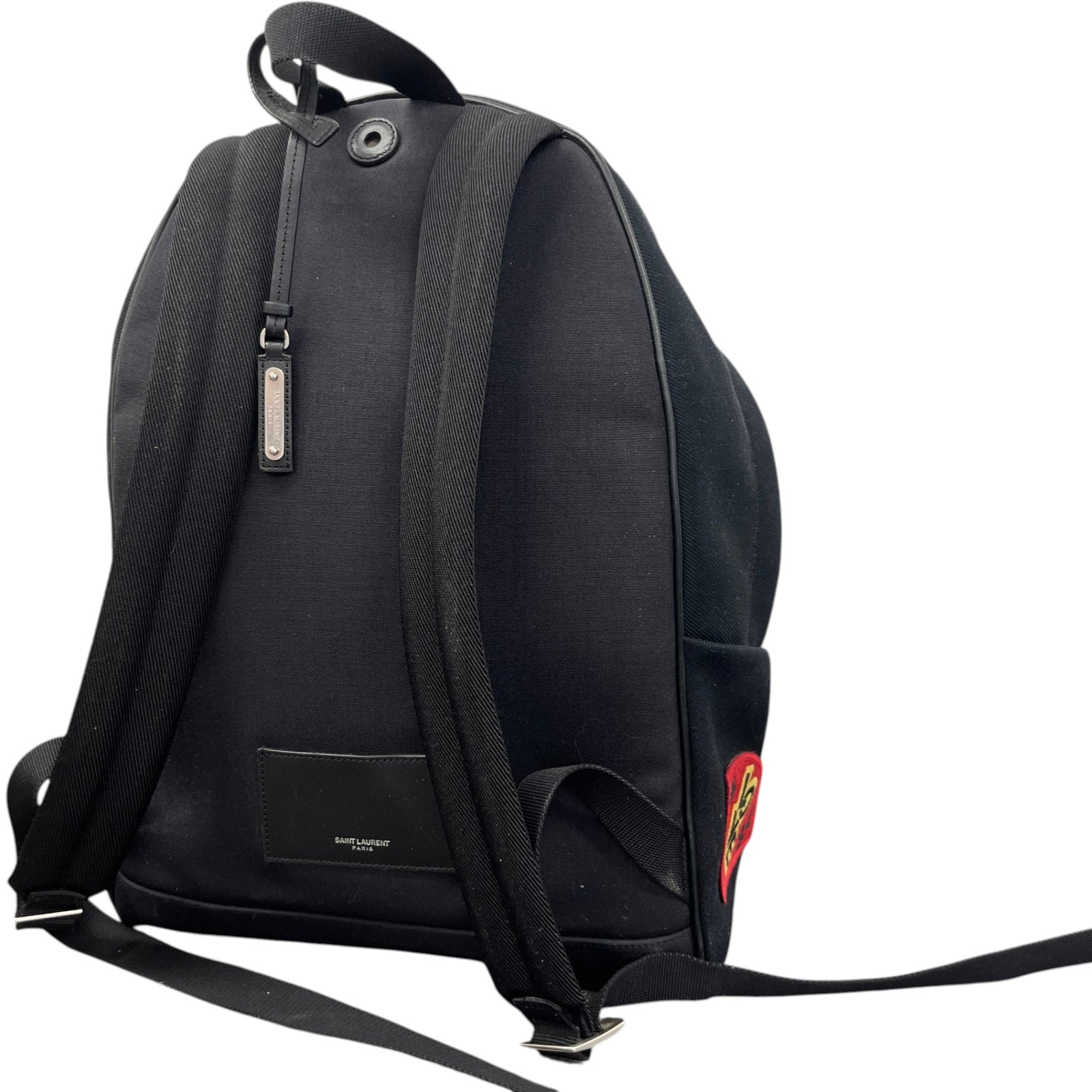 Men's City Patch Backpack Black - Photo 9