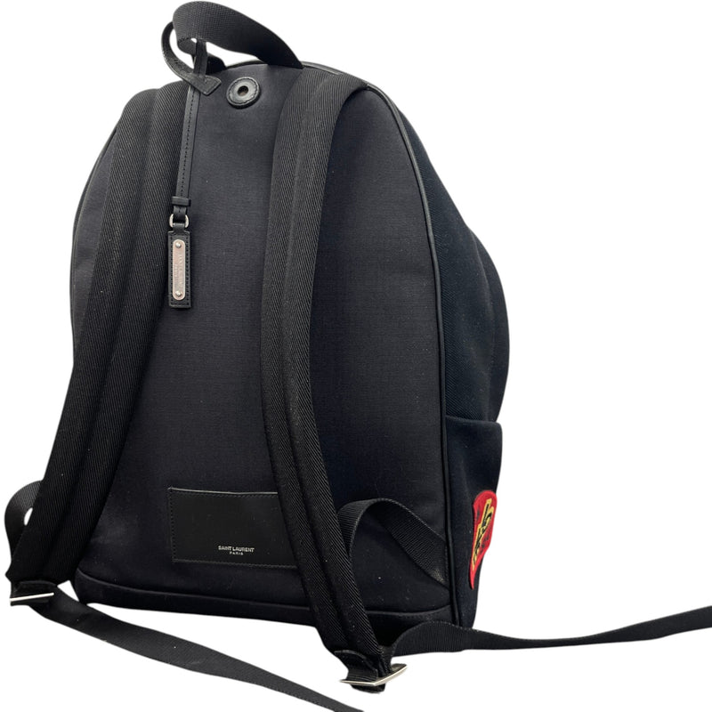 Men's City Patch Backpack Black
