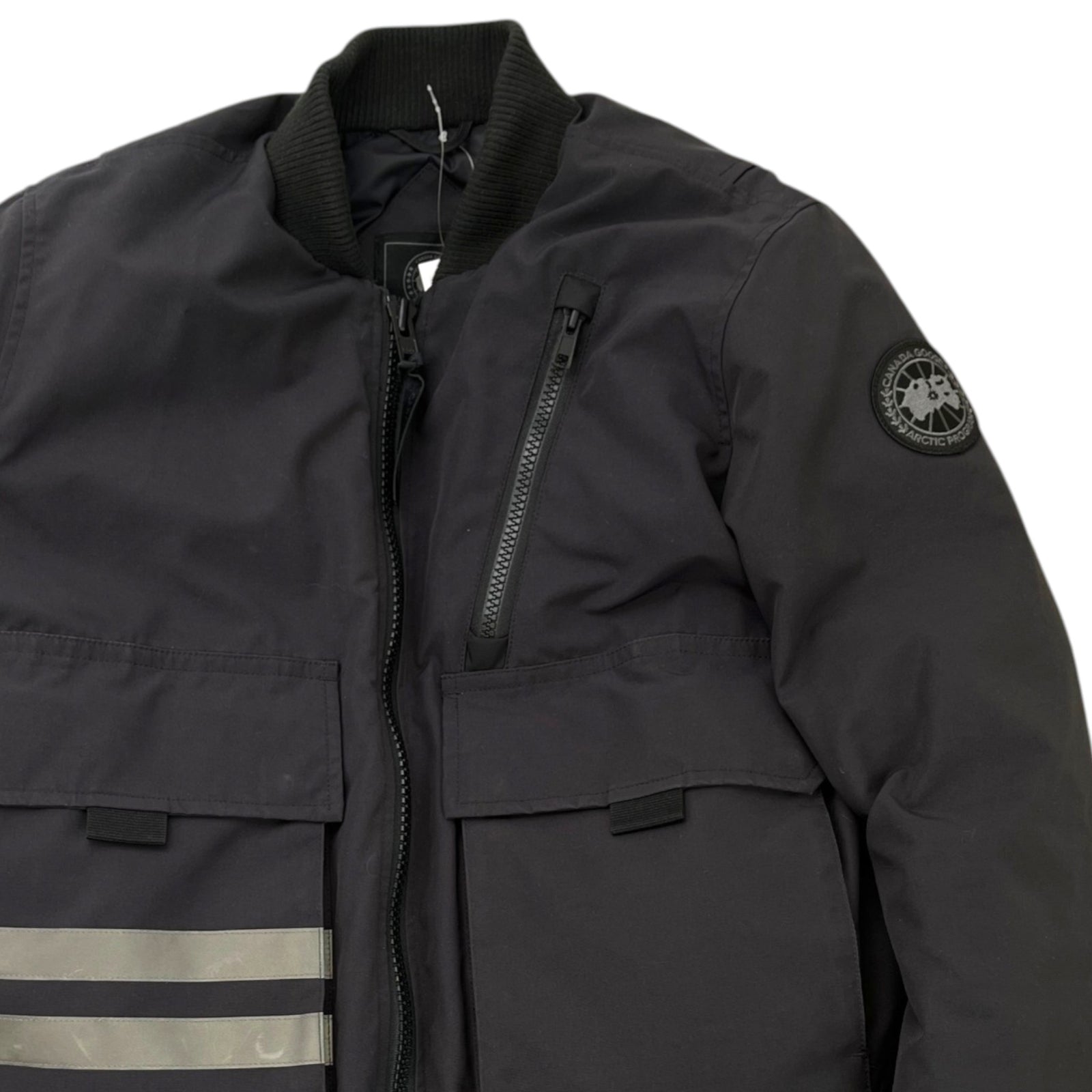 Men's Kirkfield Bomber Down Jacket Navy Size M - Photo 3