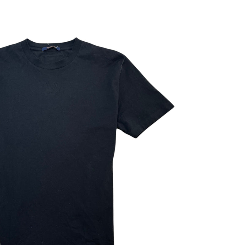 Men's Embossed LV T-Shirt Black Size XL