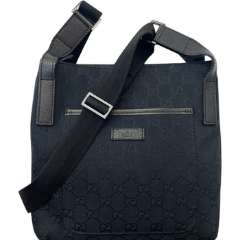 Men's Gg Supreme Messenger Bag Black
