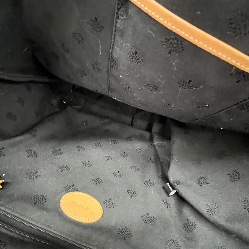 Women's Leopard Print Scotchgrain Tote Bag Brown