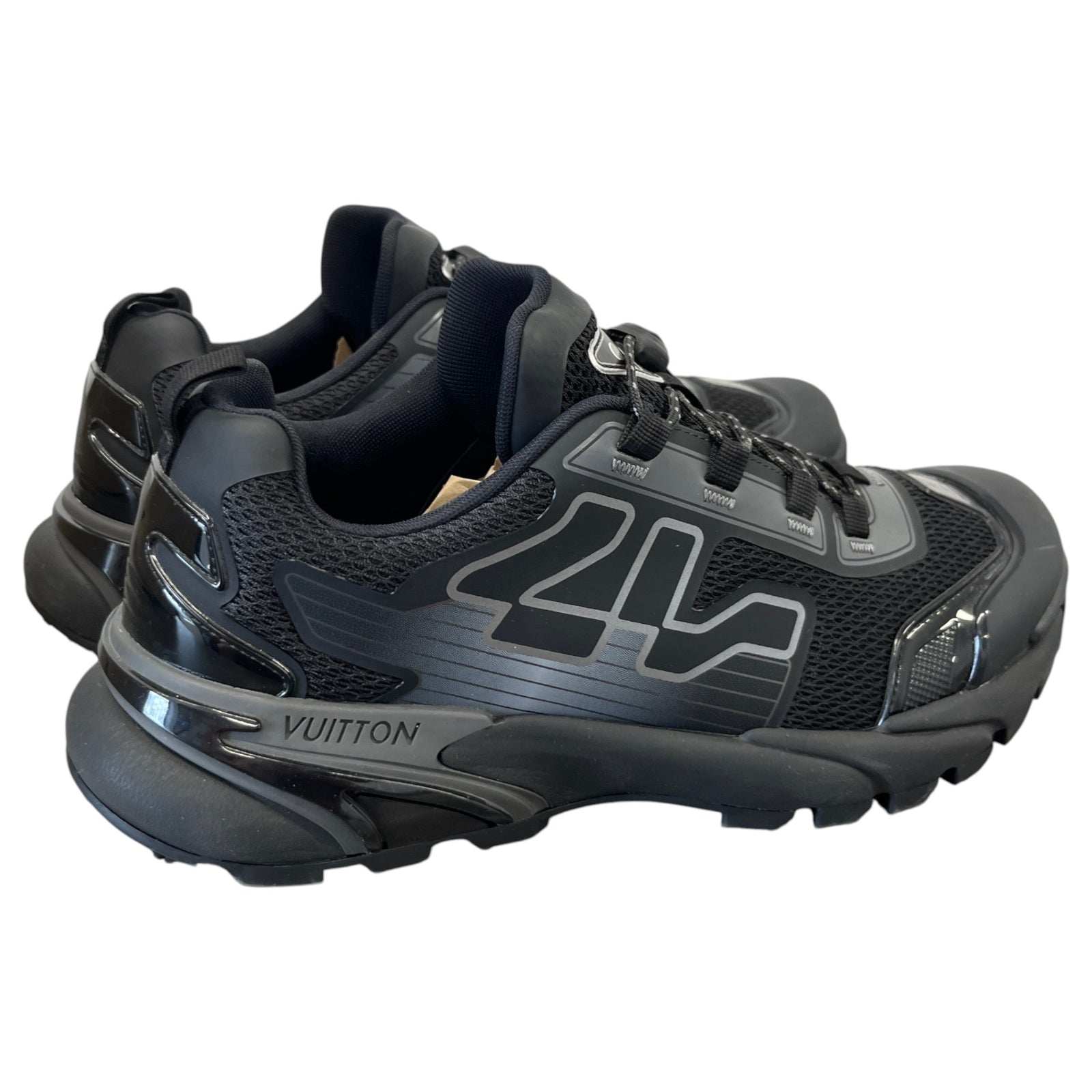 Men's LV Runner Tatic Low Trainers Black Size UK 7 / EU 41 - Photo 8