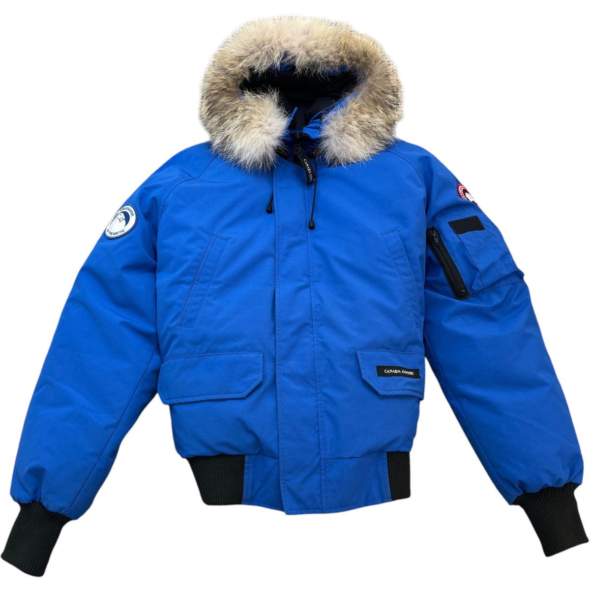 Men's Chilliwack Bomber Down Jacket Blue Size M - Photo 1
