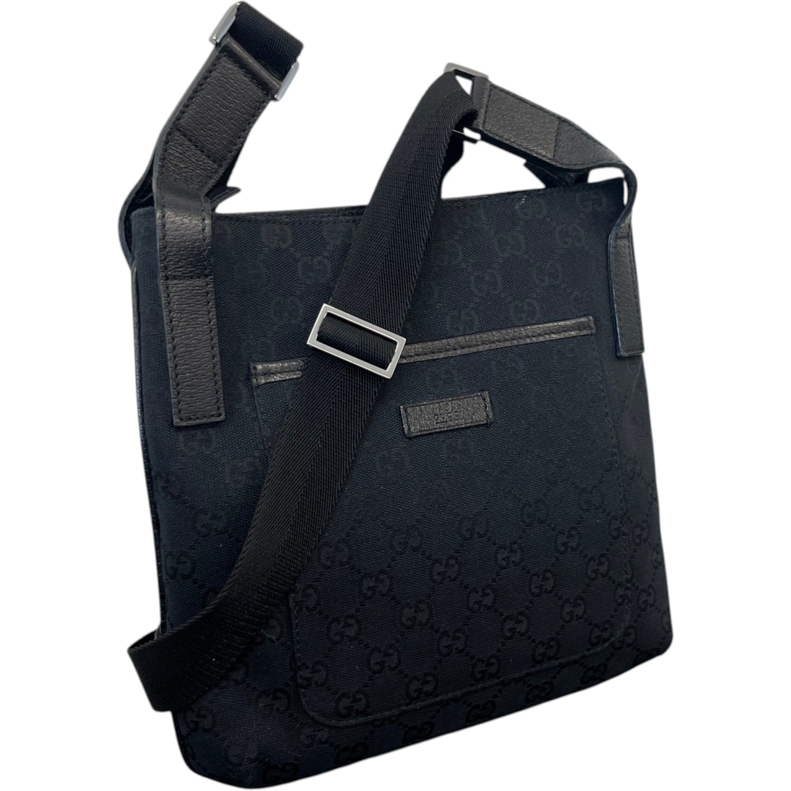 Men's Gg Supreme Messenger Bag Black - Photo 5