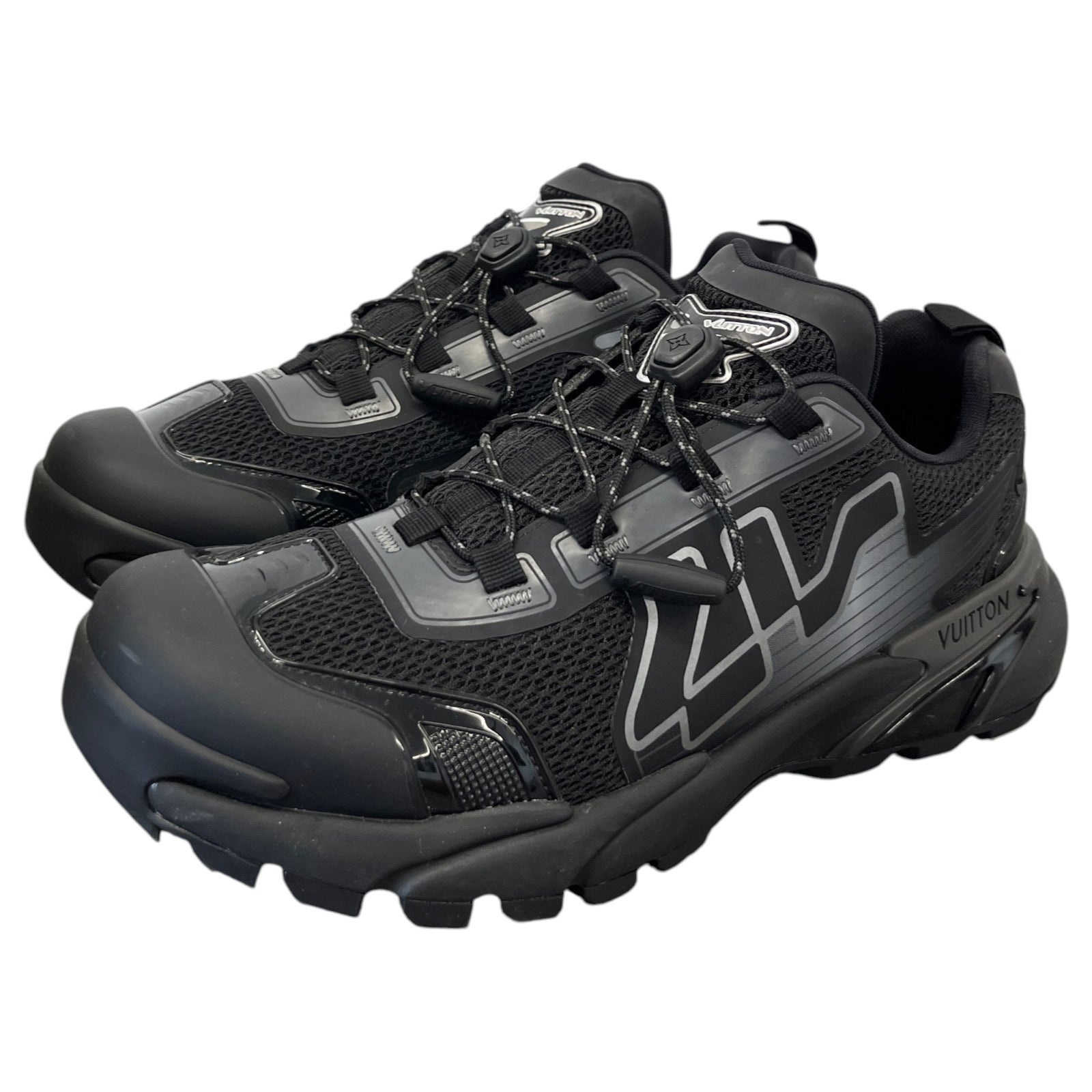 Men's LV Runner Tatic Low Trainers Black Size UK 7 / EU 41 - Photo 9