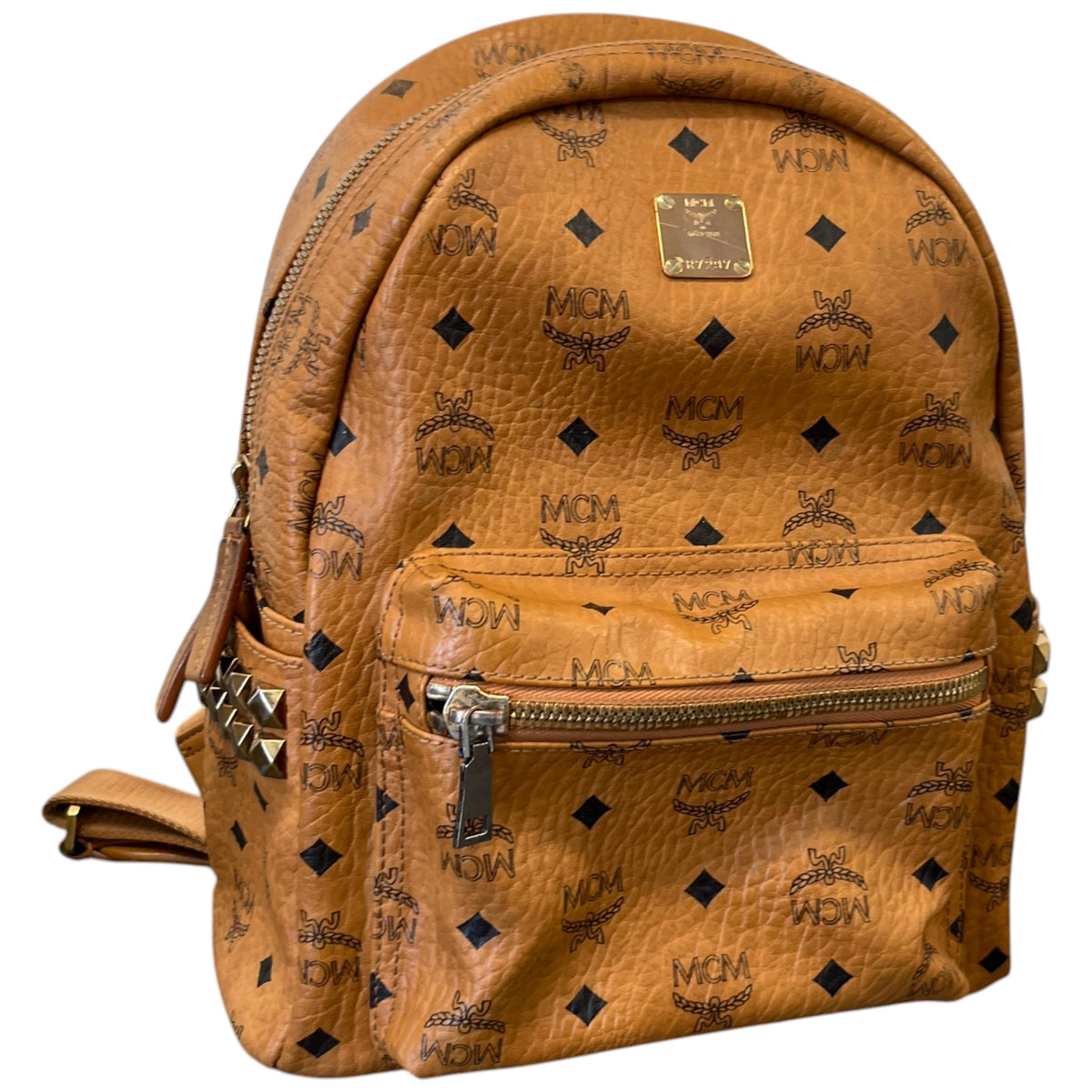 Women's Stark Visetos Backpack Brown - Photo 4