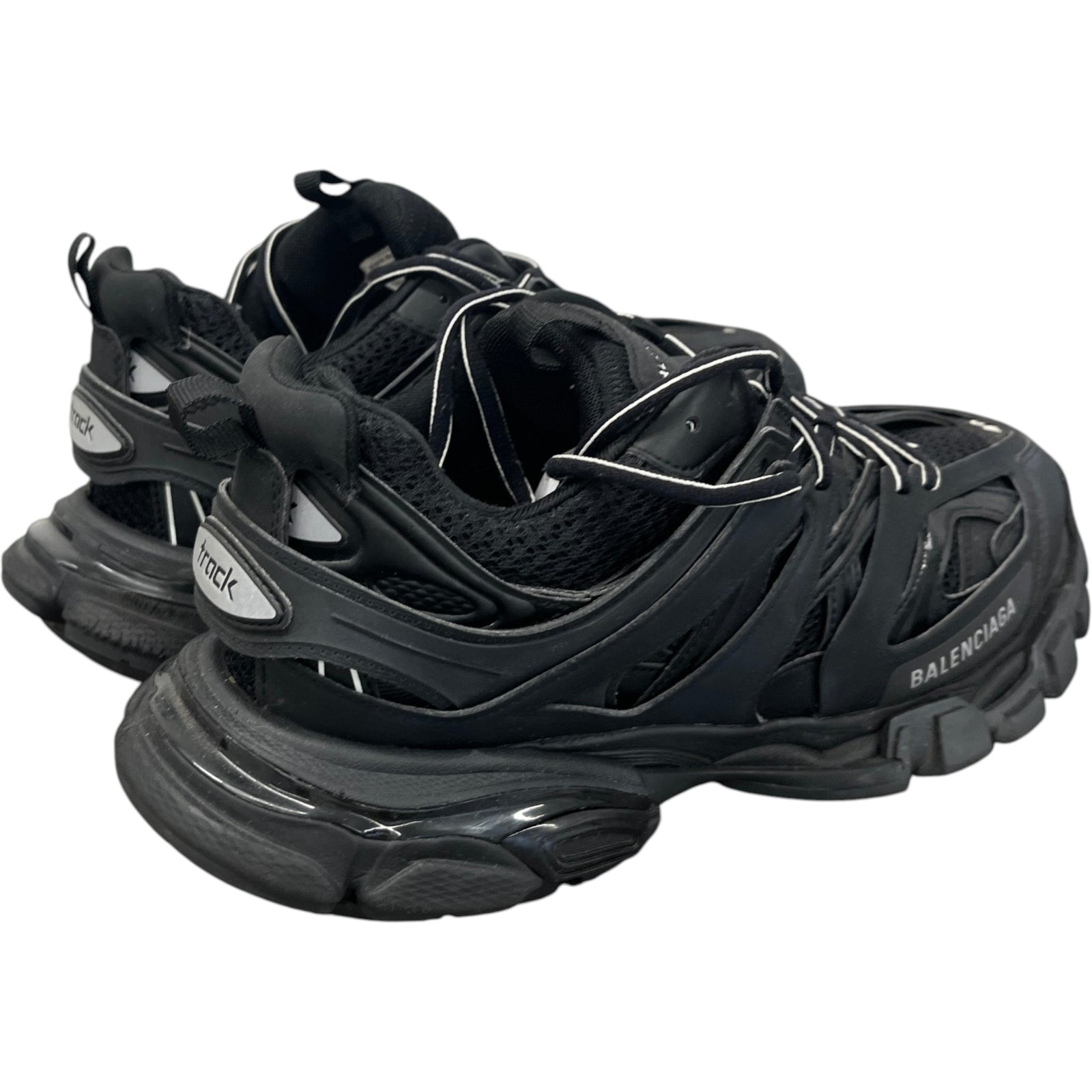 Men's Tracks Low Trainers Black Size EU 42 / UK 8 - Photo 7