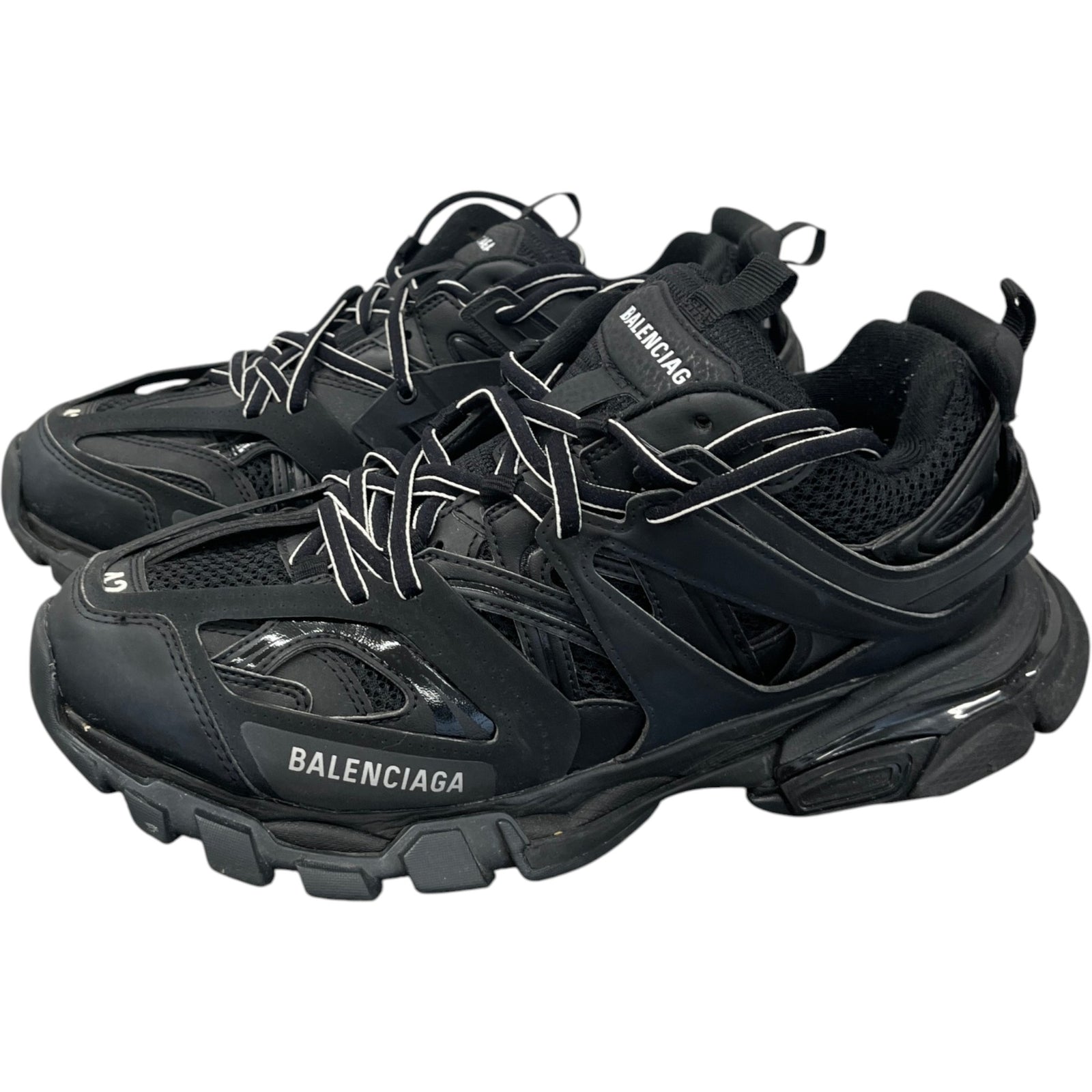 Men's Tracks Low Trainers Black Size EU 42 / UK 8 - Photo 8