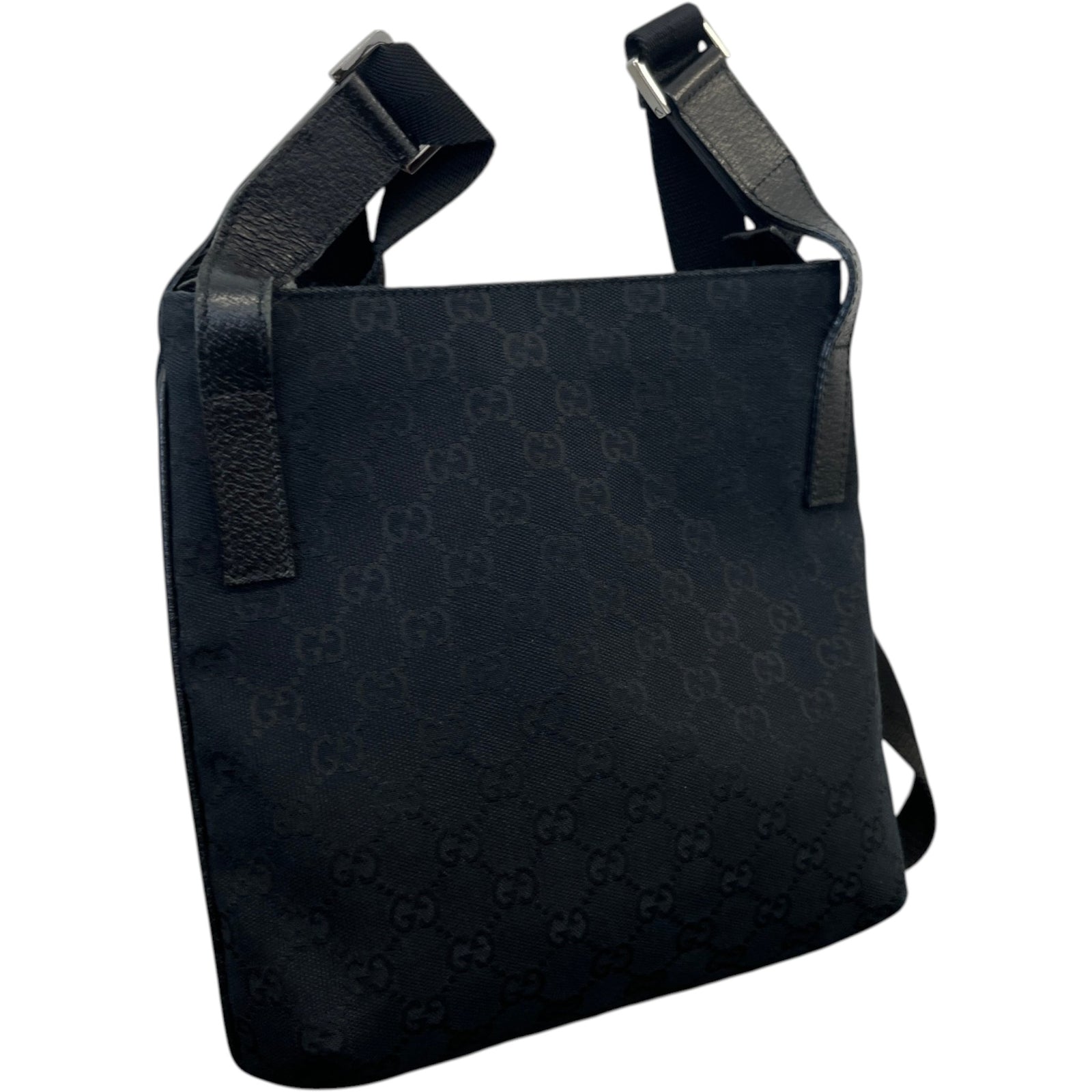 Men's Gg Supreme Messenger Bag Black - Photo 8