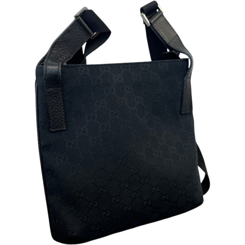 Men's Gg Supreme Messenger Bag Black