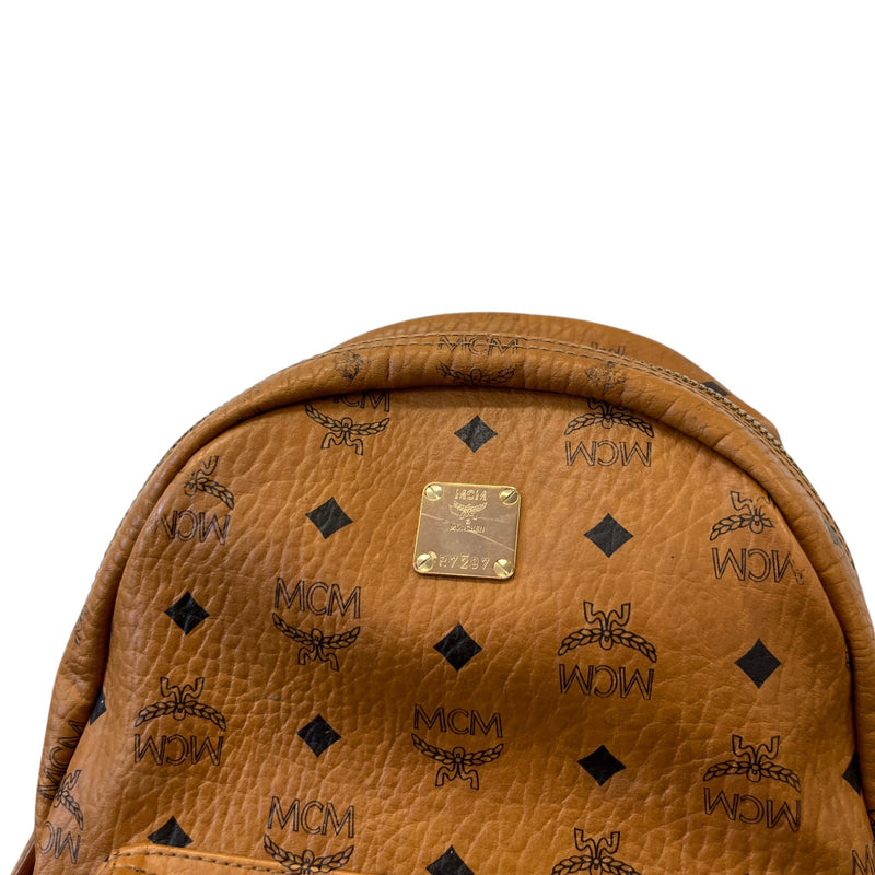 Women's Stark Visetos Backpack Brown