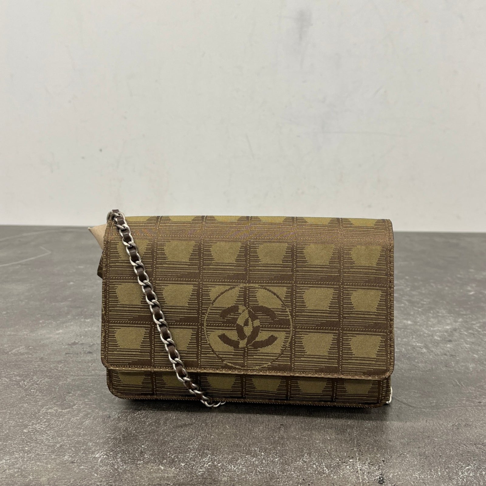 Women's New Travel Line Wallet On Chain Bag Brown - Photo 12