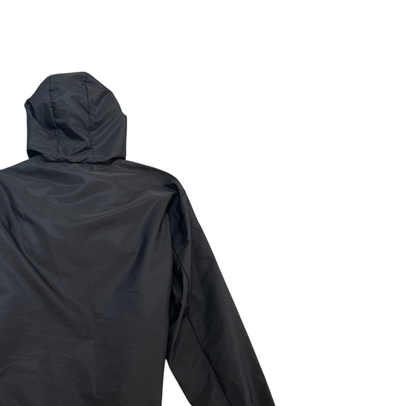 Men's Plaque Logo Windbreaker Black Size M