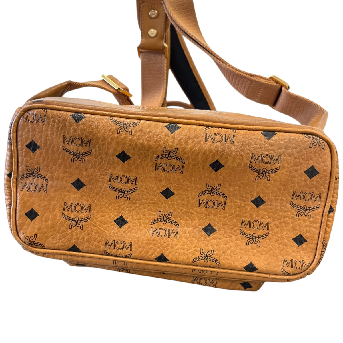 Women's Stark Visetos Backpack Brown - Photo 10