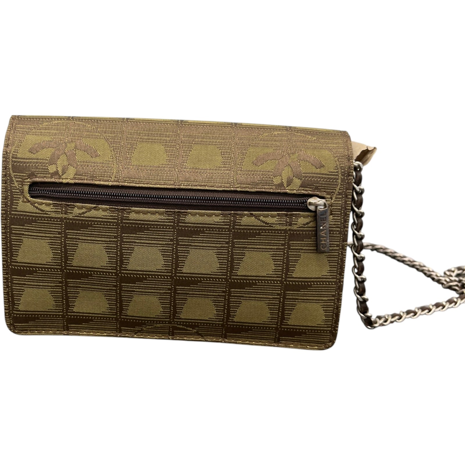 Women's New Travel Line Wallet On Chain Bag Brown - Photo 5