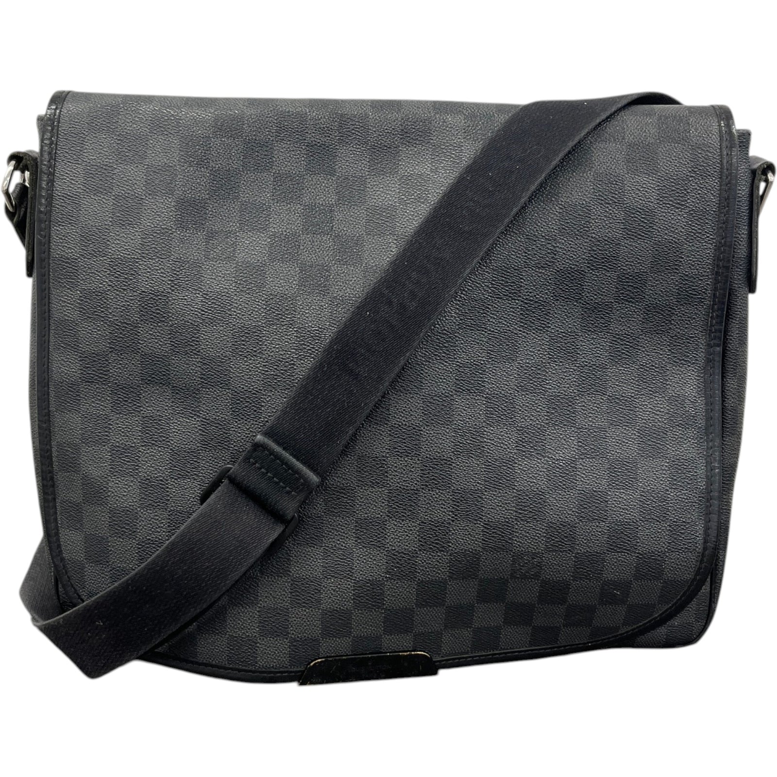 Men's Damier Graphite Daniel Mm Messenger Bag Black - Photo 1