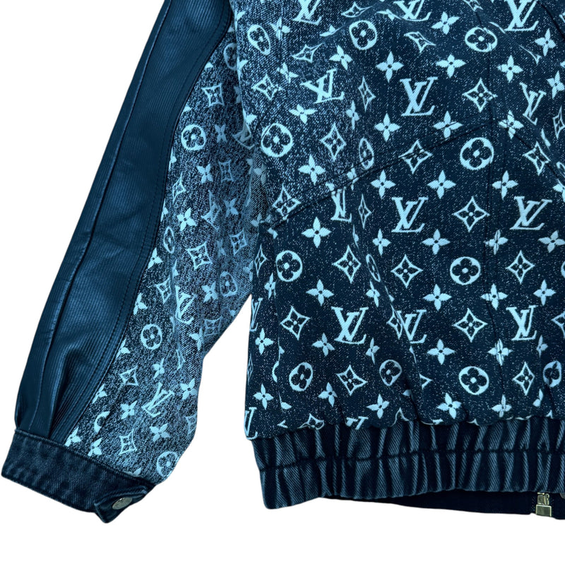 Women's Monogram Jacquard Bomber Jacket Black Size XL / UK 14
