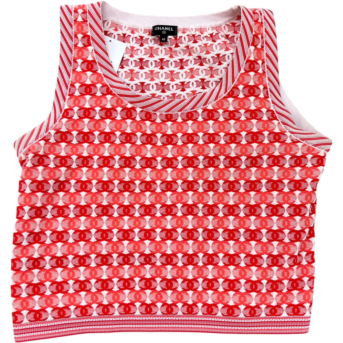 Women's CC Logo Jacquard Co Ord Set Dress Red Size S / UK 8 - Photo 1