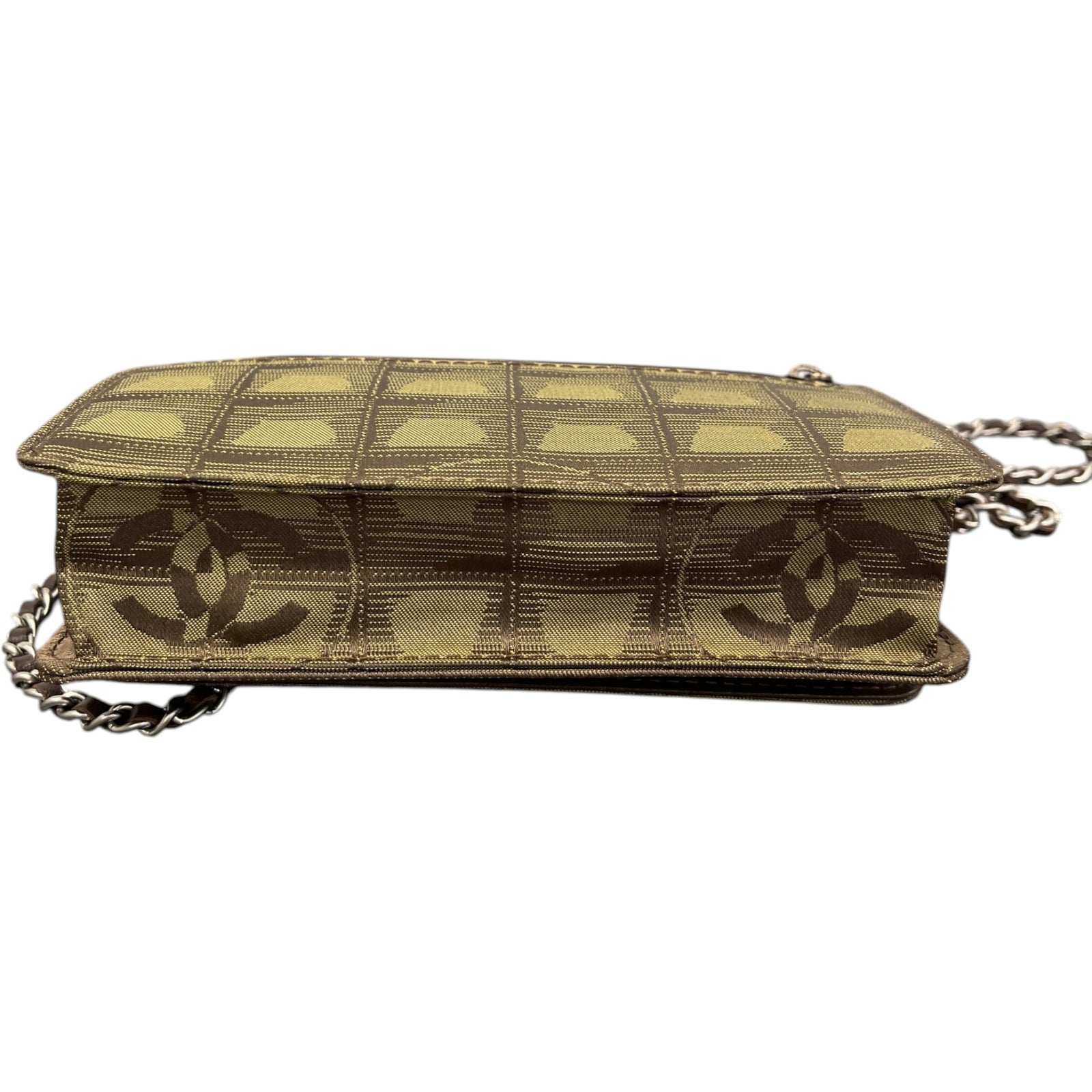 Women's New Travel Line Wallet On Chain Bag Brown - Photo 10