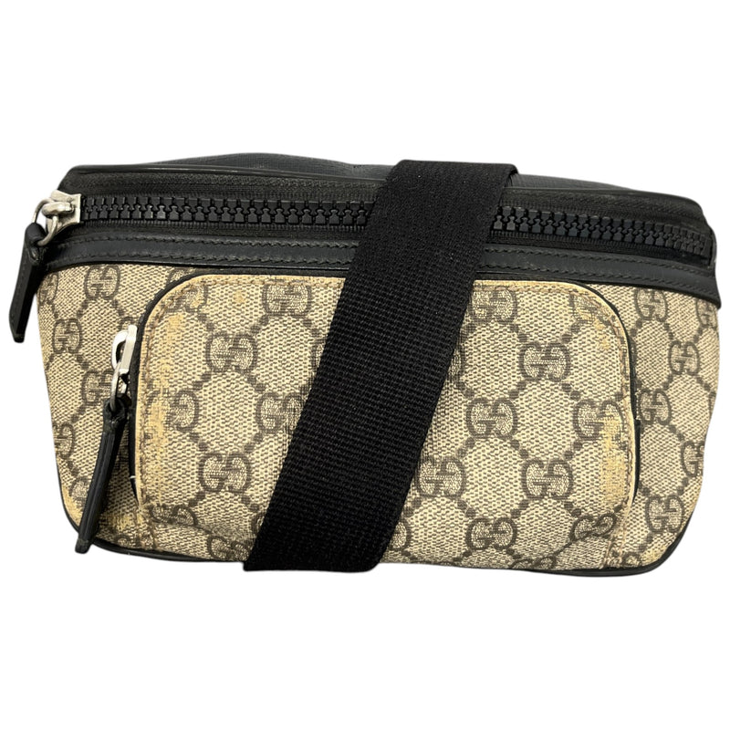 Men's Gg Supreme Belt Bag Black
