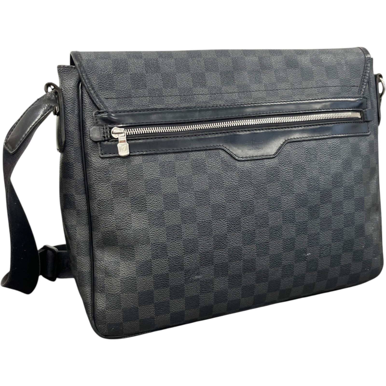 Men's Damier Graphite Daniel Mm Messenger Bag Black - Photo 8