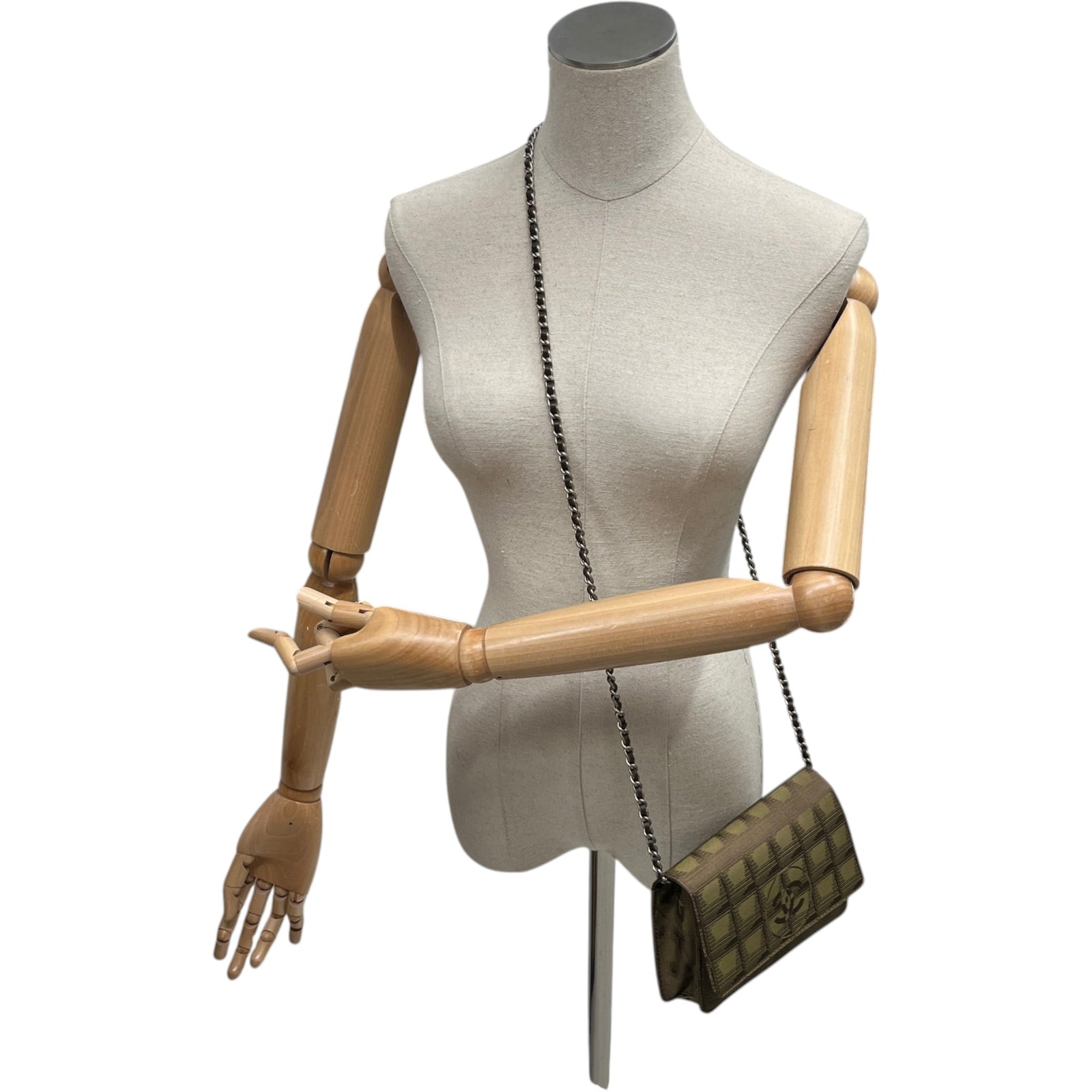 Women's New Travel Line Wallet On Chain Bag Brown - Photo 2