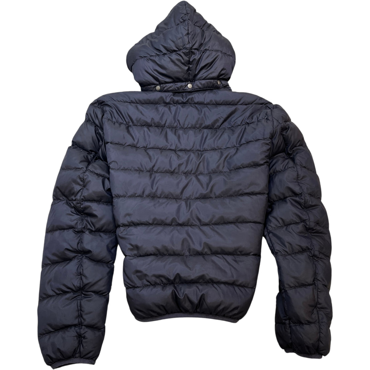 Men's Plaque Logo Down Jacket Navy Size XXL - Photo 2