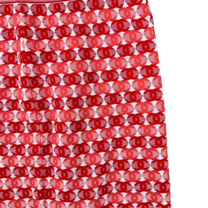 Women's CC Logo Jacquard Co Ord Set Dress Red Size S / UK 8