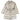 Women's Belted Puffer Down Jacket Beige Size S