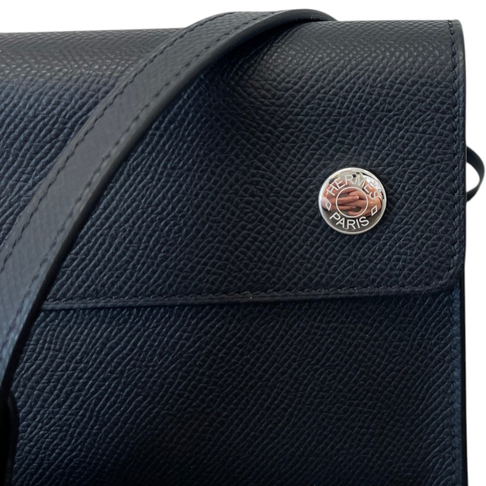 Women's Hermèsnap Wallet Bag Black - Photo 10
