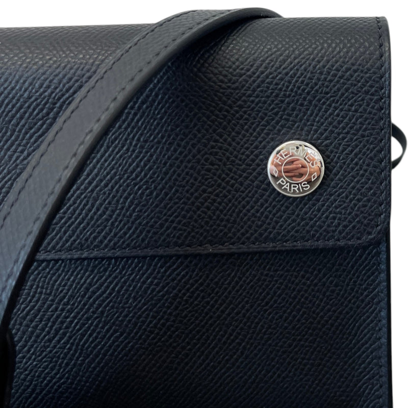 Women's Hermèsnap Wallet Bag Black