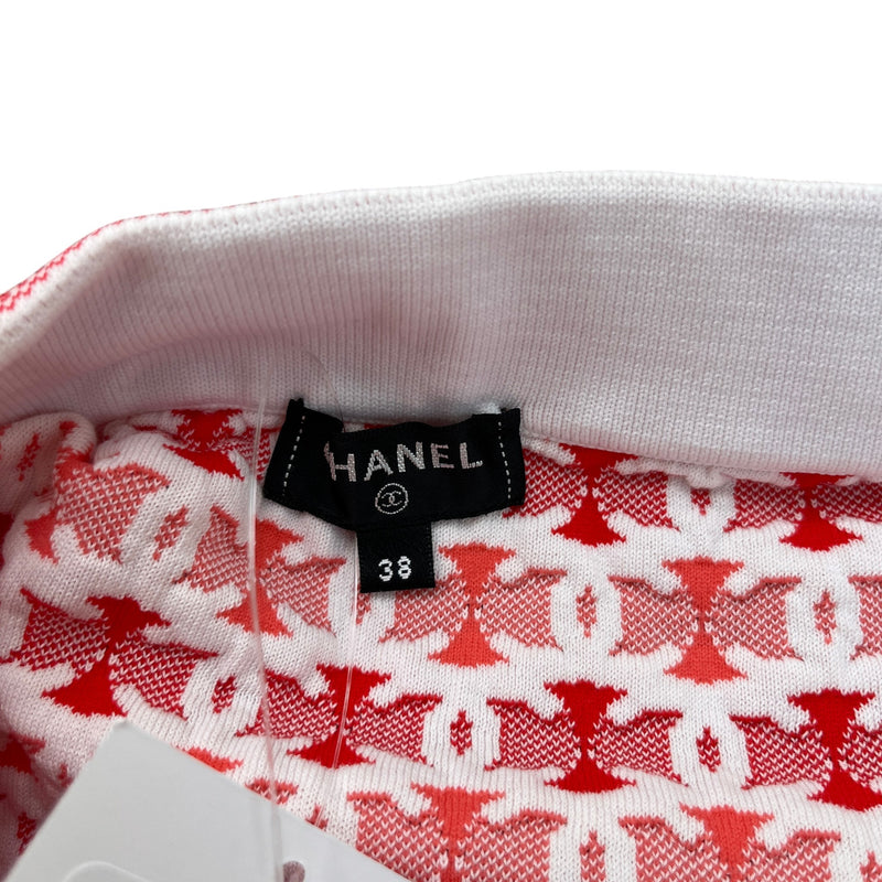 Women's CC Logo Jacquard Co Ord Set Dress Red Size S / UK 8