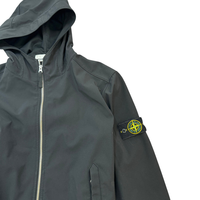 Men's Soft Shell-R Hooded Jacket Black Size XL