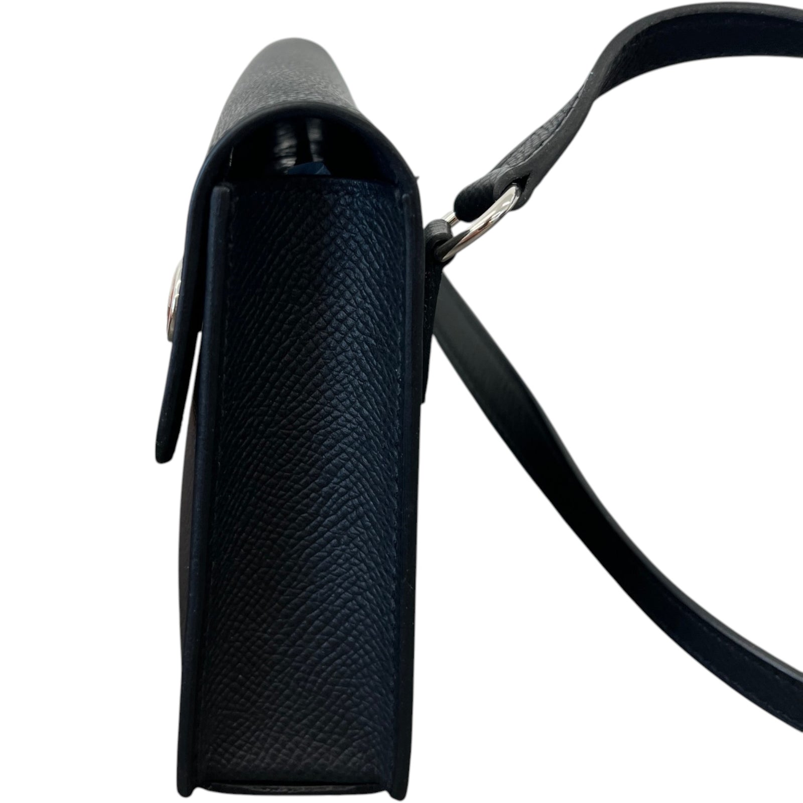 Women's Hermèsnap Wallet Bag Black - Photo 7