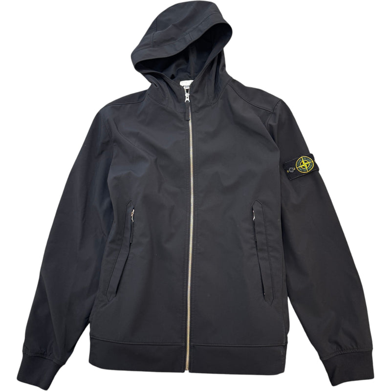 Men's Soft Shell-R Hooded Jacket Black Size XL
