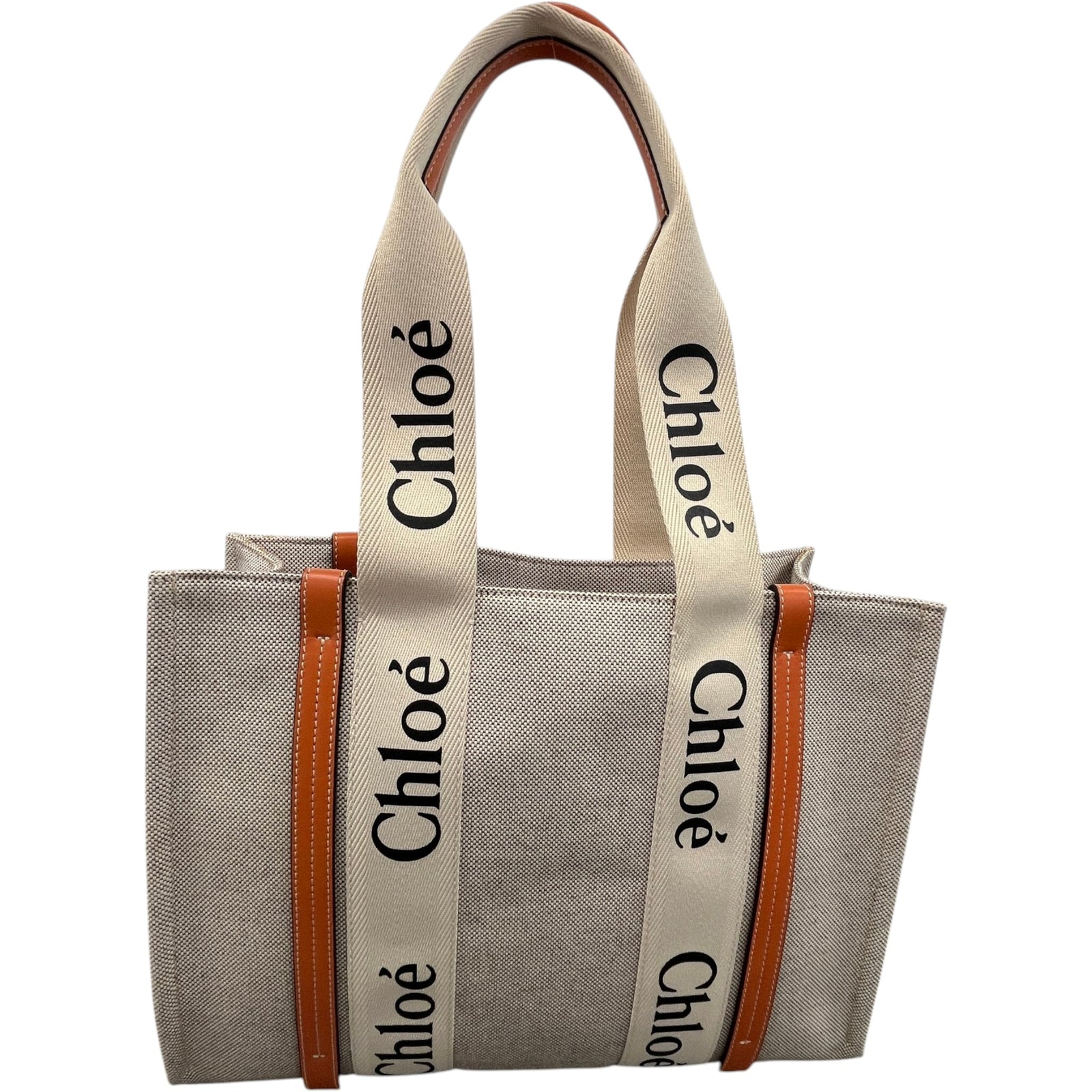 Women's Woody Tote Medium Bag Beige - Photo 1
