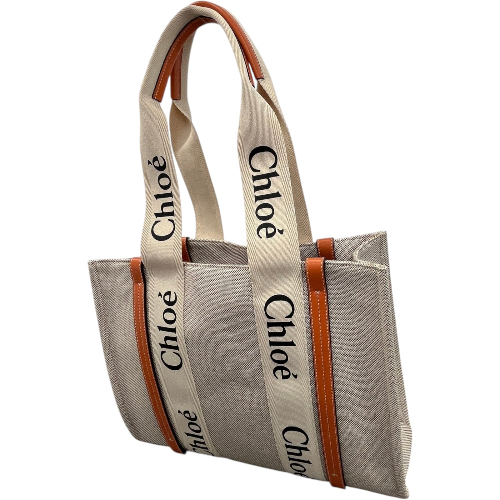 Women's Woody Tote Medium Bag Beige - Photo 3